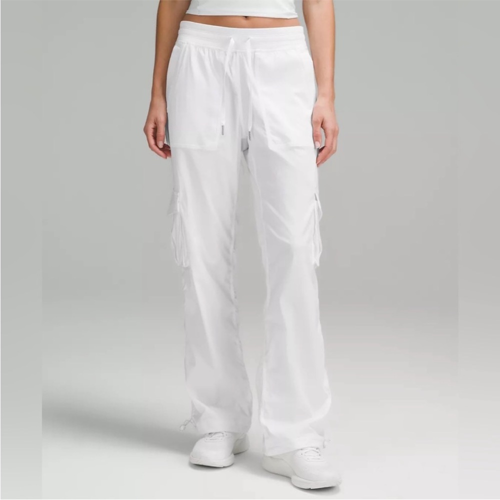 NWT Lululemon Athletica White Track and Dance Studio Pants